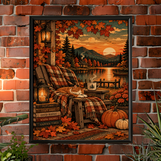 The Cozy Corner Pair — Poster + Mug