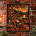 The Cozy Corner Pair — Poster + Mug