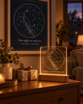 Memory Glow Set — Personalized Poster + Night Lamp
