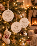 Ornament Trio — Set of 3 Personalized Christmas Ornaments